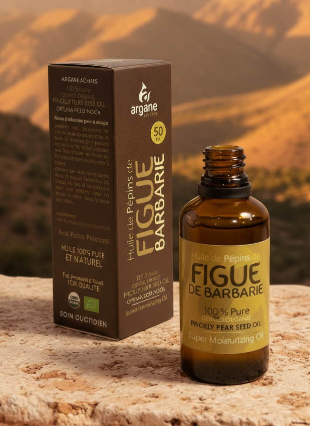 Huile de Figues de Barbarie - Anti-Rides et Sublimatrice