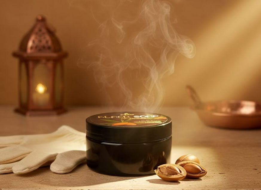 Savon Noir Traditionnel à l’Huile d’Argan – Maison Atlas