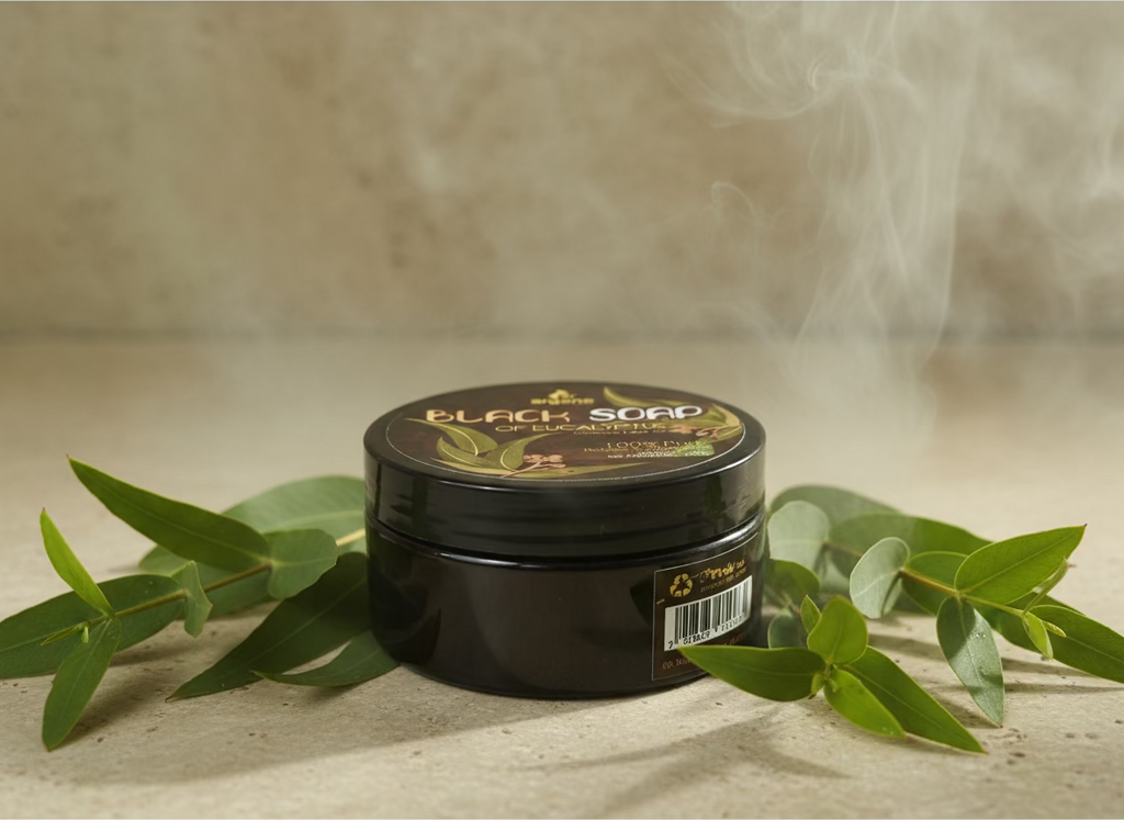 Savon Noir Traditionnel à l’Eucalyptus – Maison Atlas