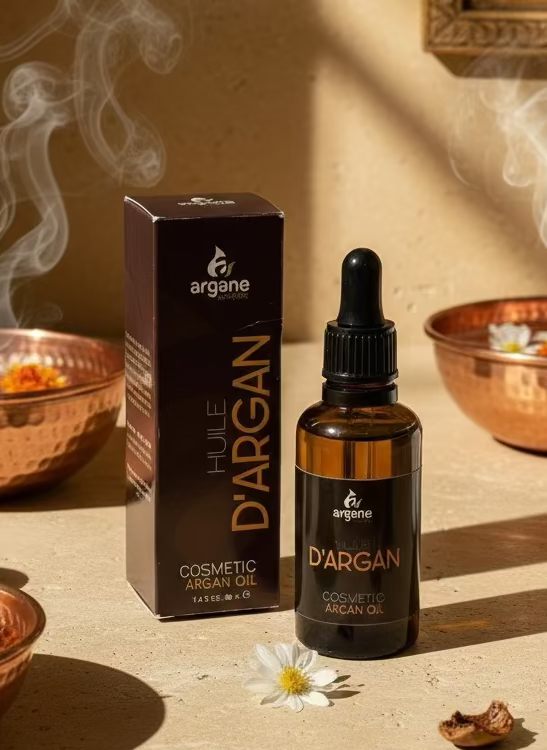 Huile d’Argan Traditionnelle Marocaine 100% Pure et BIO – Maison Atlas